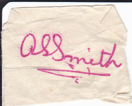 Angelo's signature A Smith