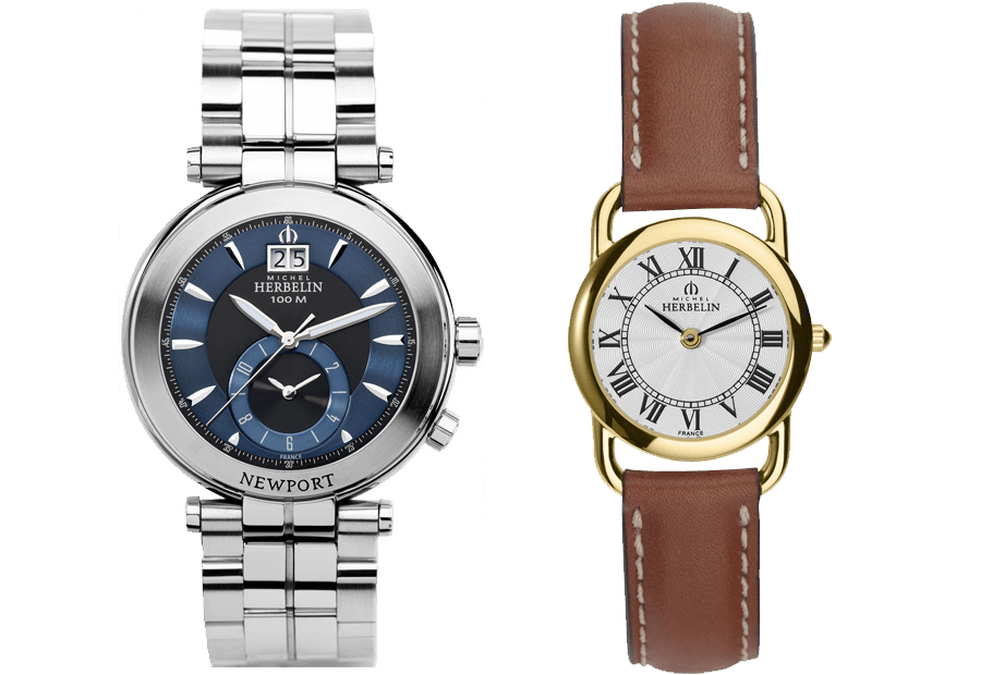 A ladies and gents watch